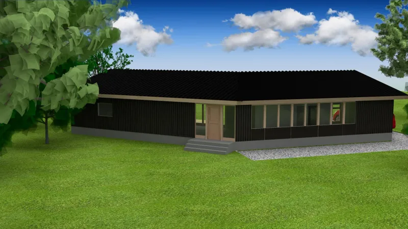 Casa Bosques de Huincacara, Villarrica — renders, fotografía 15
